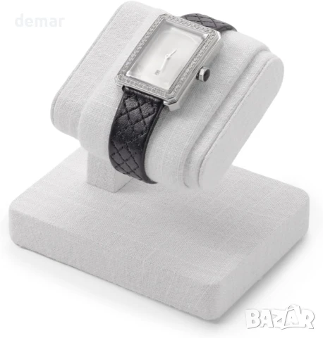 Papten стойка за часовник/бижута за мъже, бяла