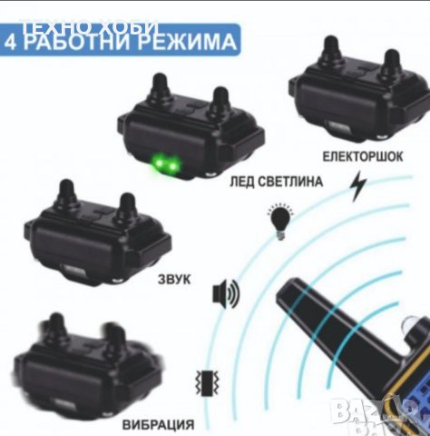 ЕЛЕКТРОНЕН НАШИЙНИК ЗА КУЧЕ КАИШКА С ТОК ТЕЛЕТАКТ ЗА ОБУЧЕНИЕ ДО 800 М ОБХВАТ ВОДОУСТОЙЧИВ, снимка 10 - За кучета - 40287723