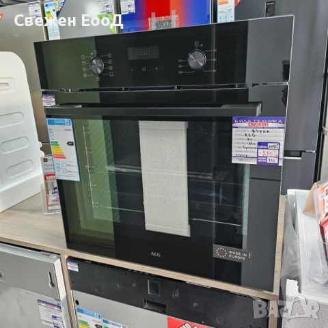 черна фурна за вграждане AEG, снимка 4 - Печки, фурни - 50571347