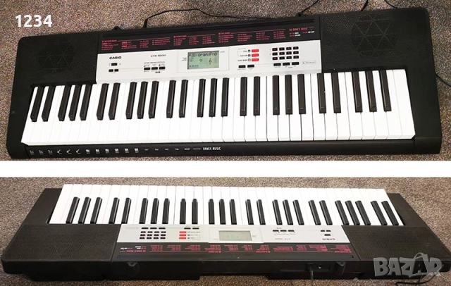синтезатор клавир CASIO CTK-1500 пиано с 5 октави и плътни клавиши