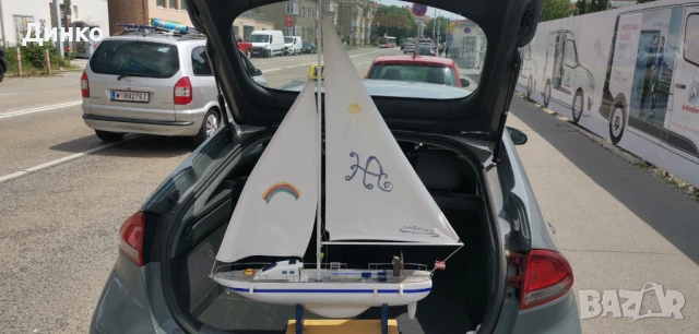 Модел на яхта, кораб 80см.-110см.