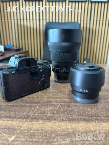 Фотоапарат Sony A7 III + 2 обектива, снимка 6 - Фотоапарати - 54229908