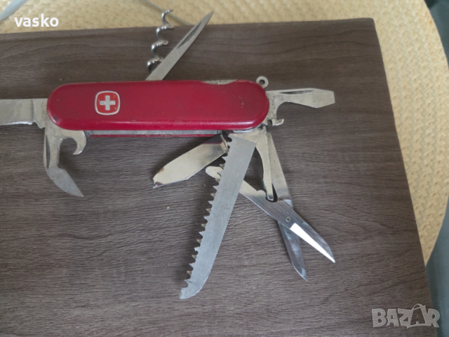 Wenger+пинсета+клечка за зъби, снимка 4 - Ножове - 53909565