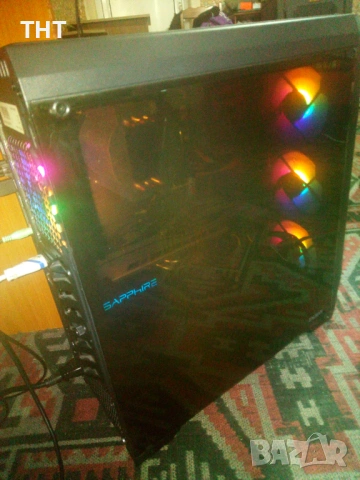 ГеймингPC XeonX5670-6с/12т/RX580-8gb/16gbDDR3/240ssd/500ssd/750PSU, снимка 2 - Геймърски - 53204041