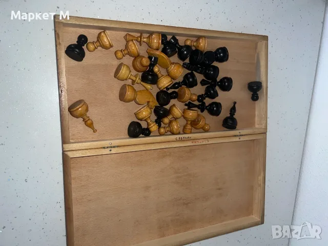 Шах с дървени фигупи, снимка 7 - Други спортове - 55734393