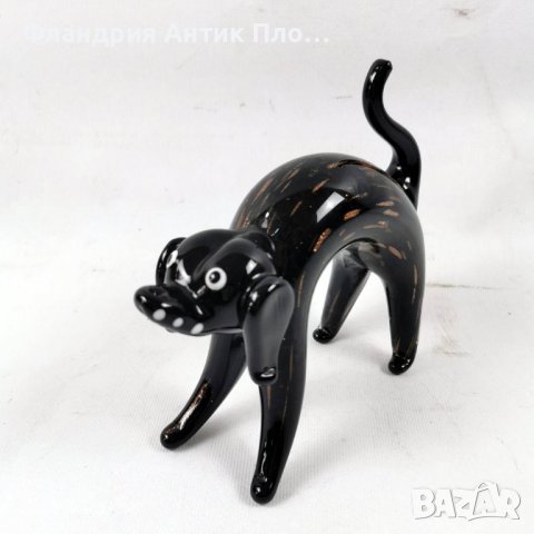 Стъклена фигурка - Куче, снимка 5 - Декорация за дома - 40008339