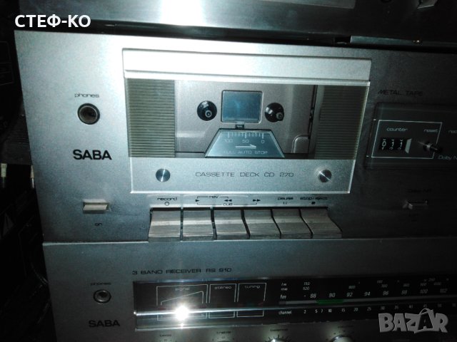  Saba CD 270, RS 910 дек и ресийвър, снимка 4 - Декове - 44327038