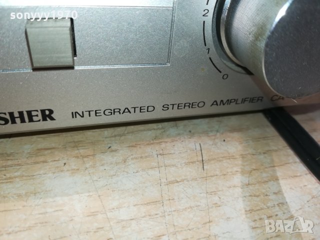 fisher ca-35 like new amplifier japan/sweden 2210201528, снимка 13 - Ресийвъри, усилватели, смесителни пултове - 30517102
