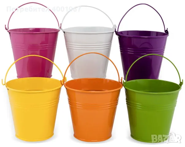 метални кофички, снимка 1