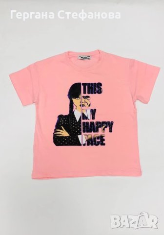 Отново налични блузки с Wednesday  Размери -128,140,152,164,176 Цена -15 лв, снимка 6 - Детски тениски и потници - 40262520