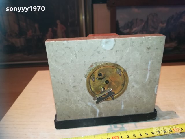 made in france-мраморен часовник 1602211836, снимка 4 - Антикварни и старинни предмети - 31840550