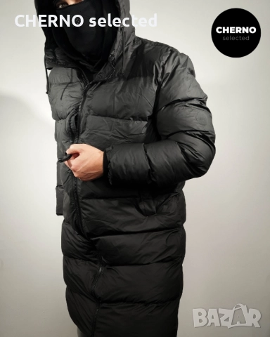 Дълго пухено яке RAINS Alta Long Puffer Jacket – размер L – Ново с етикети, снимка 4 - Якета - 52898748