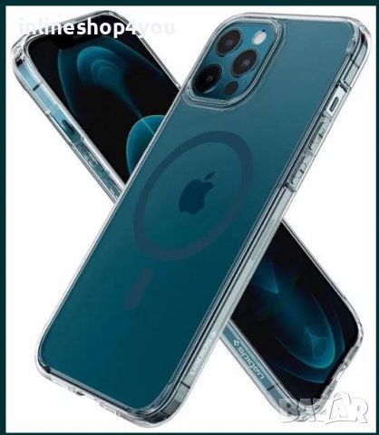Оригинален Кейс Spigen Ultra Hybrid Magsafe за Apple iPhone 12 Pro Max, снимка 4 - Калъфи, кейсове - 38015511