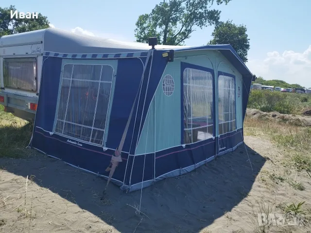 Форселт за каравана Isabella Ambassador Crown.Размер 875cм (861-885см)земя-земя с опция за анекс.