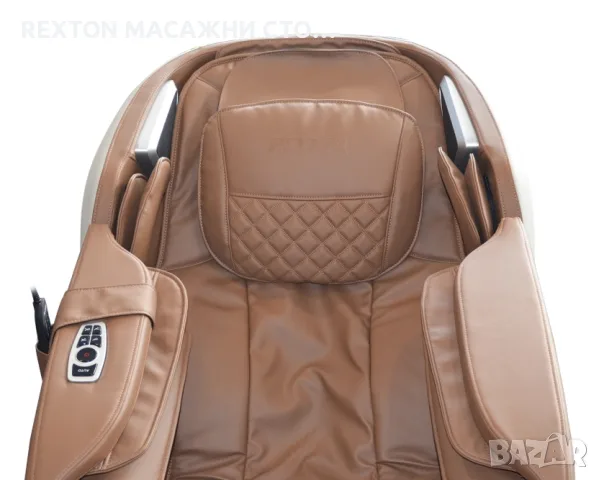 Mасажен стол REXTON Z2-Coffee с 3D масаж, Bluetooth функция и вграден пулт за управление, снимка 4 - Масажори - 55843218