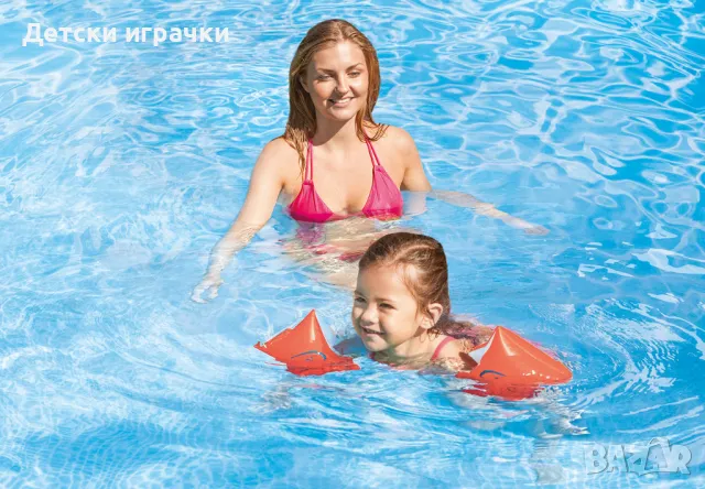 Надуваеми раменки Deluxe INTEX, 30 х 15см, за деца 6-12 г., снимка 2 - Надуваеми играчки - 49981092