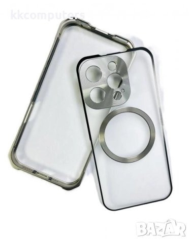 Калъф Алуминиева рамка Magsafe мат / Графит / за iPhone 15 6.1 Баркод : 3133017, снимка 2 - Калъфи, кейсове - 52973366