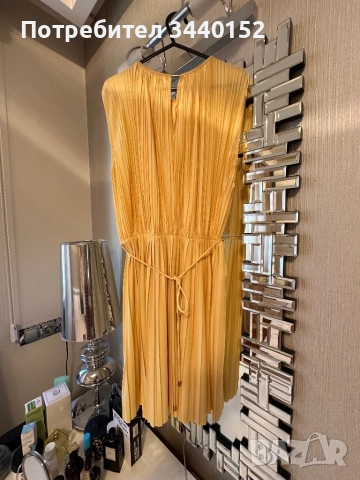 Рокля, жълта соле, снимка 2 - Рокли - 51632623