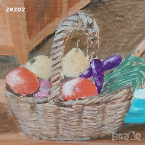 Картина авторска натюрморт, снимка 8 - Картини - 53962372