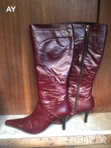Дамски ботуши естествена кожа