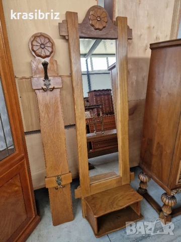 К-т Масивна Закачалка с Огледало с етажерка-внос от Германия!