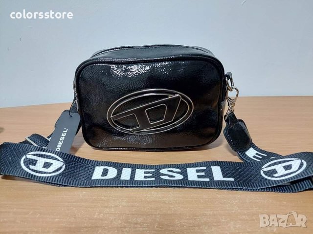 Чанта Diesel-черен лак/SG-E59, снимка 1 - Чанти - 42901998