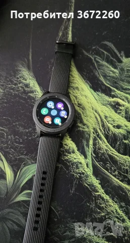 *ОТЛИЧЕН* Смарт Часовник Samsung Galaxy Watch (DC38, SM-R810), зарядно, снимка 2 - Смарт часовници - 56096238