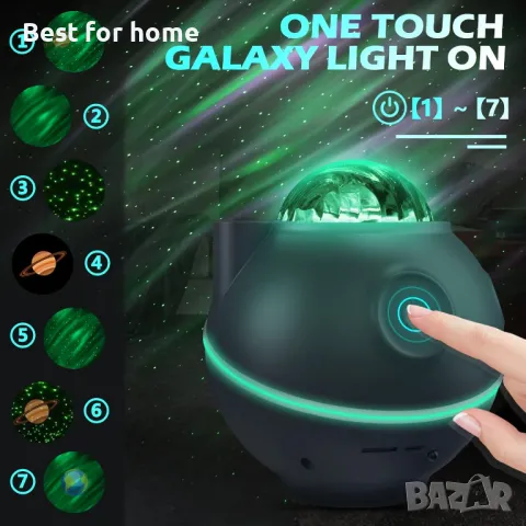 Звезден музикален проектор висок клас BiGosh с Bluetooth, снимка 3 - Други - 48346441