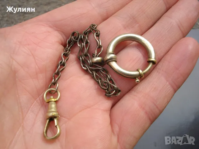 СТАР КЮСТЕК ЗА ДЖОБЕН ЧАСОВНИК, снимка 6 - Антикварни и старинни предмети - 49505054