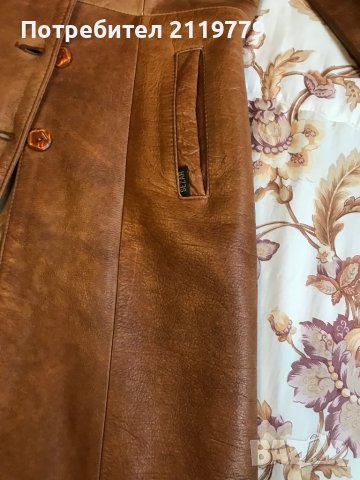 Дамско манто от естествена кожа, снимка 2 - Палта, манта - 37150586