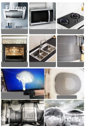 Мощен почистващ препарат за кухни под формата на спрей пяна / 550мл