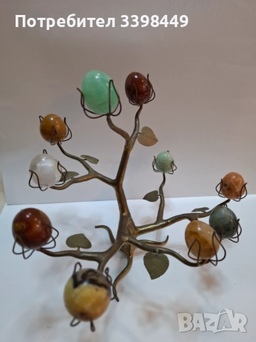 Декоративно дърво от нефрит или друг полускъпоценен, снимка 12 - Антикварни и старинни предмети - 52674077