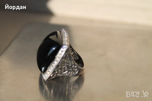 Сребърен дамски пръстен, снимка 7 - Пръстени - 49169360