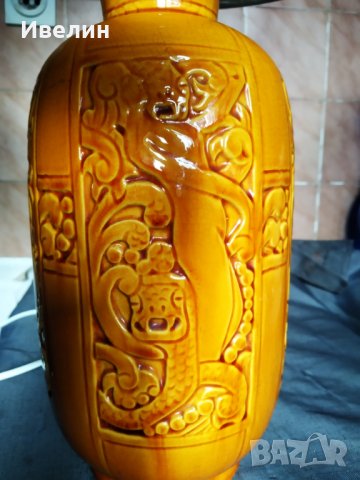 стара настолна лампа , снимка 2 - Настолни лампи - 30977745