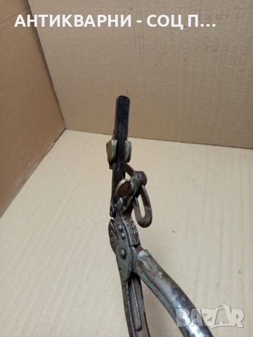 Стари Български Клещи За Чапраз На Банцингови Ленти. , снимка 7 - Антикварни и старинни предмети - 52578079