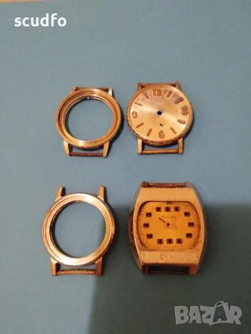 Стари части за часовници и корпуси Raketa и ZIM