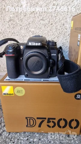 Фотоапарат NIKON D7500, снимка 4 - Фотоапарати - 56337299