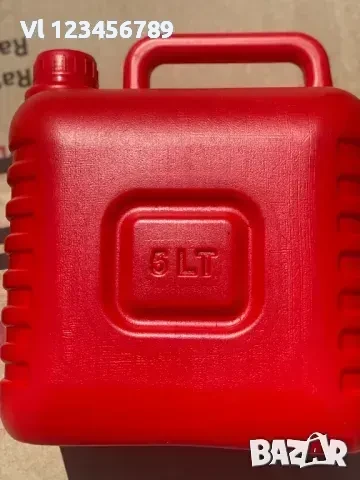 Туба за гориво пластмасова 5 л с накрайник за пълнене, снимка 2 - Градинска техника - 50850965