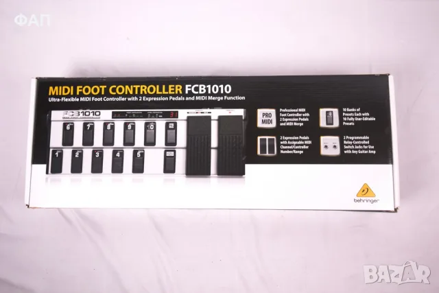 Behringer FCB1010 MIDI Foot Controller, снимка 2 - Китари - 55723218