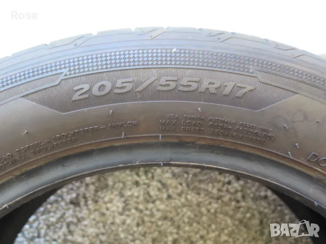 Летни гуми HANKOOK 205/55/17/-4бр,като нови , снимка 6 - Гуми и джанти - 51618288