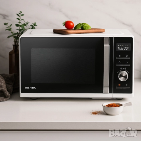 Микровълнова печка Toshiba MW3-AC26SF (26 L) / MW3-SAC23SF (23 L) - С грил, конвекция и Air Fry, снимка 5 - Друга електроника - 51852452
