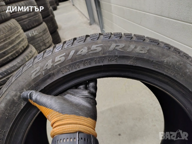 2бр.зимни гуми PIRELLI 245 45 18 DOT21 цена за брой, снимка 7 - Гуми и джанти - 53976675