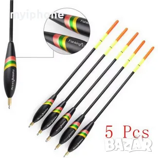 5 броя комплект плувки различни грамажи от 3 до 5,5 грама, снимка 7 - Такъми - 48504149