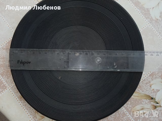 Платер 23,5см. метален за грамофон комплект с гума, снимка 3 - Грамофони - 37138010