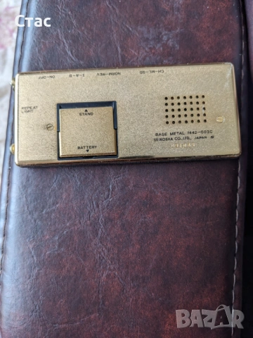 Seiko будилник с календар рядък японски, снимка 2 - Други - 54234717