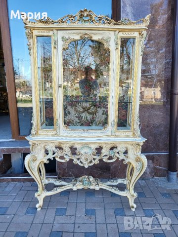 Италианска барокова витрина Silik 030, снимка 2 - Секции и витрини - 40133689