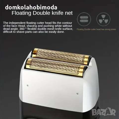 Професионална Тример и Самобръсначка Kemei, Презареждаща батерия, 3 скорости, снимка 4 - Машинки за подстригване - 48057642