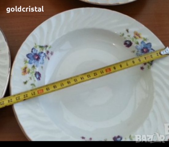 Стар български порцелан сервиз за хранене чинии , снимка 14 - Антикварни и старинни предмети - 35849370