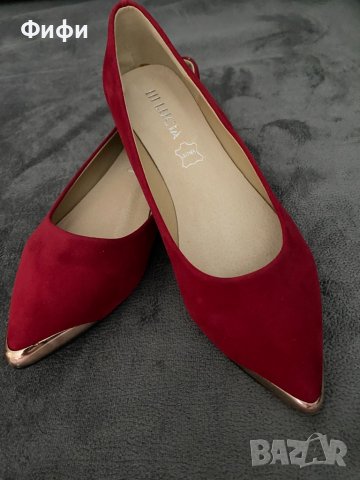 Елегантни дамски равни обувки, снимка 3 - Дамски елегантни обувки - 36990217