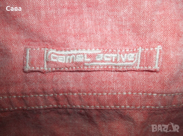 Ризи CAMEL  мъжки,ХЛ  /оранж,розова/, снимка 8 - Ризи - 47221796